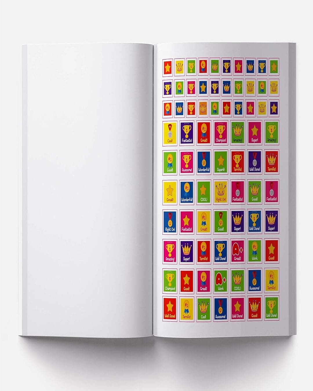 1800+ Reward Stickers - Ideal For Teachers And Parents : Sticker Book With Over 1800 Stickers To Boost The Morale of Kids by Wonder House Books [Paperback] - versoz.com