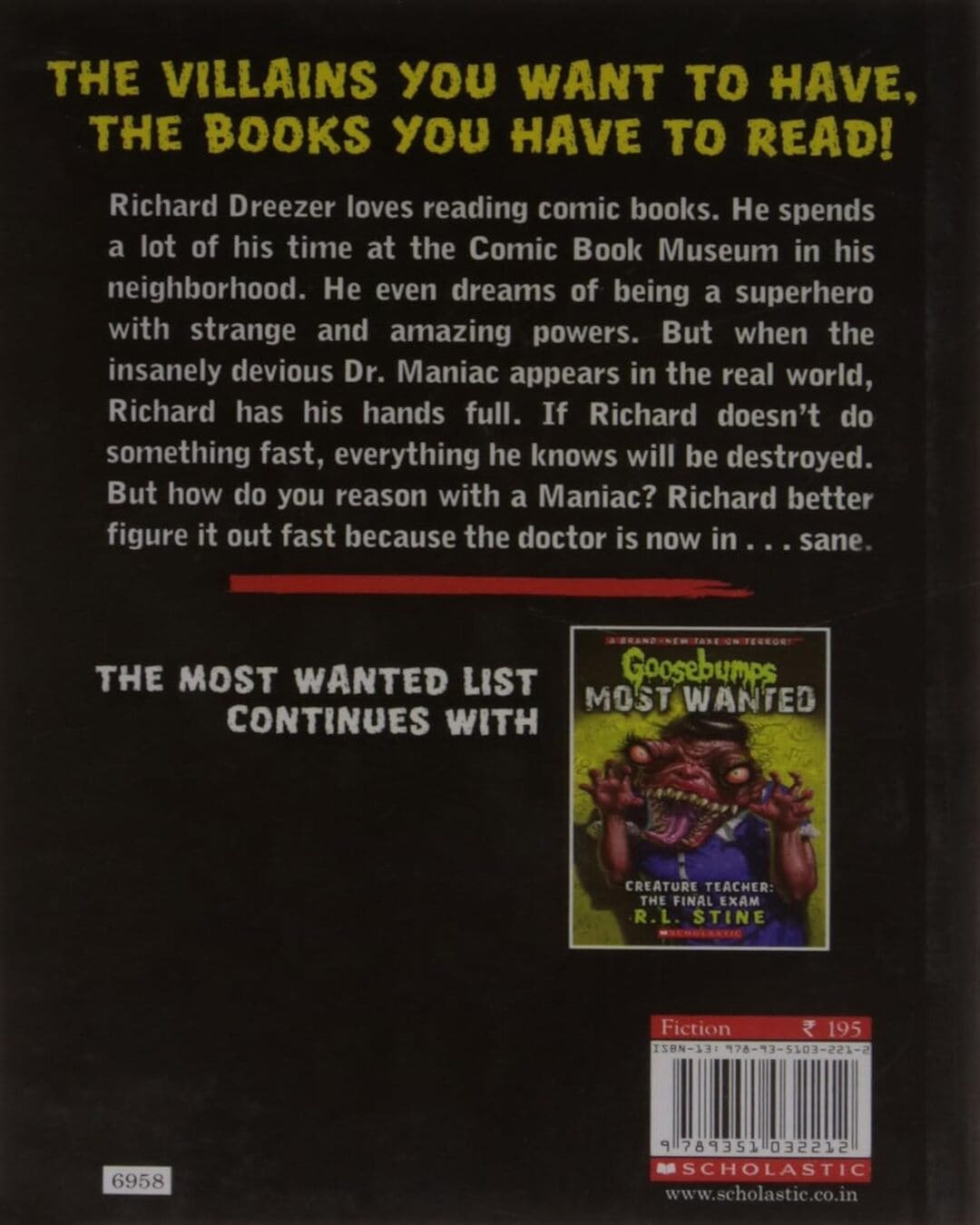 GB MOST WANTED#05 DR. MANIAC WILL SEE YOU NOW [Paperback] - versoz.com