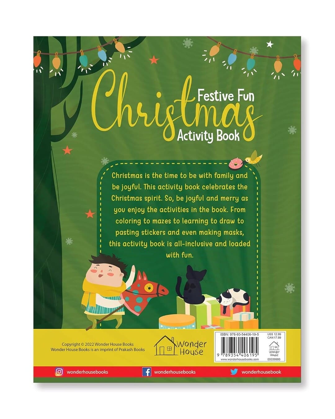 Christmas Activity Book : Festive Fun [Paperback] - versoz.com