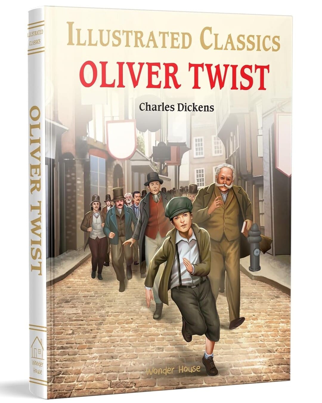 Oliver Twist : Illustrated Abridged Children Classic English Novel with Review Questions by Charles Dickens [Hardcover] - versoz.com