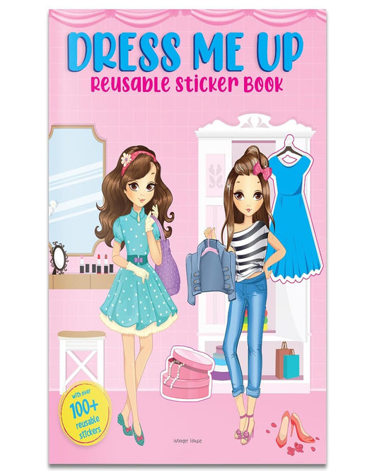 Dress Me Up Reusable Sticker Book For Children by Wonder House Books [Paperback] - versoz.com