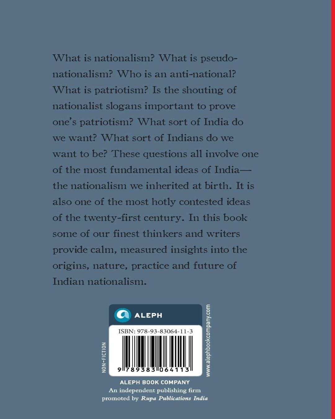 On Nationalism by Romila Thapar | A. G. Noorani | Sadanand Menon [Hardcover] - versoz.com