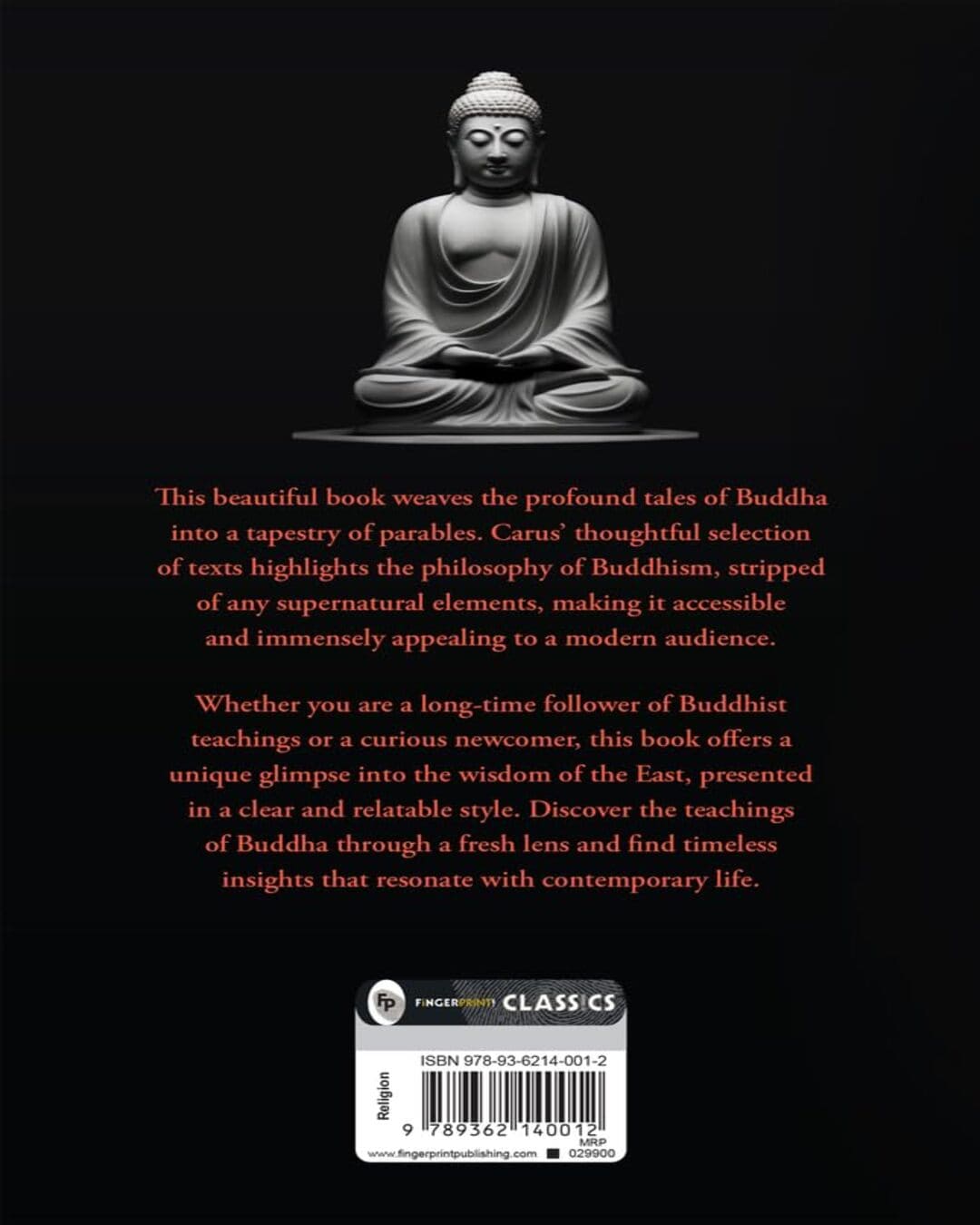 The Gospel of Buddha by Paul Carus [Paperback] - versoz.com