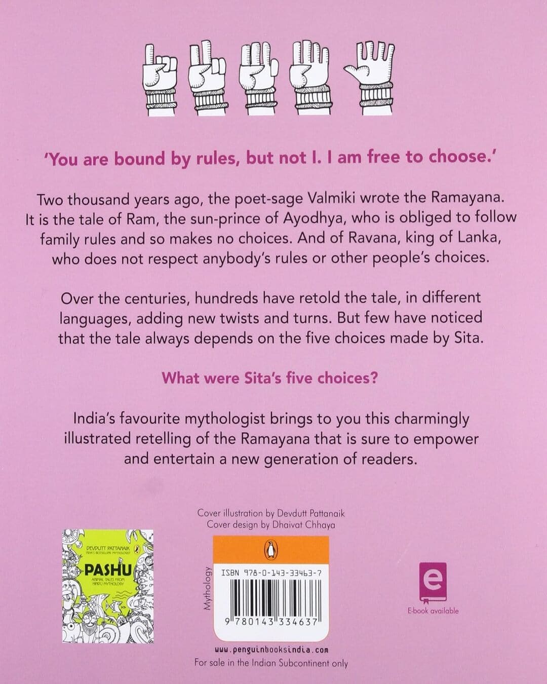 The Girl Who Chose: A New Way Of Narrat by Devdutt Pattanaik [Paperback] - versoz.com