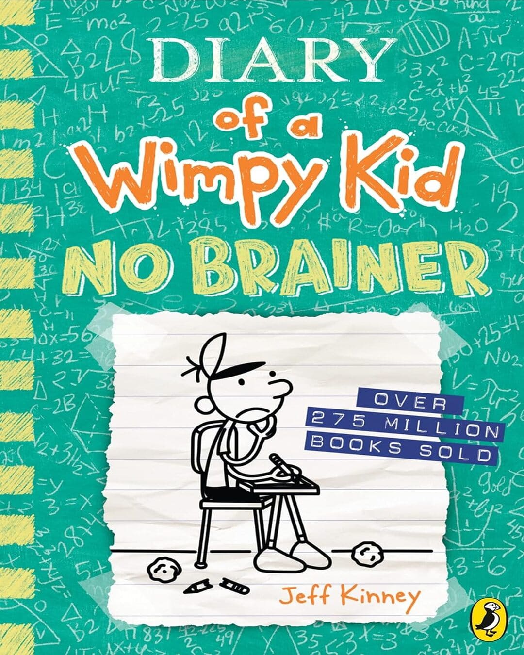 Diary of a Wimpy Kid : No Brainer by Jeff Kinney [Hardcover] - versoz.com