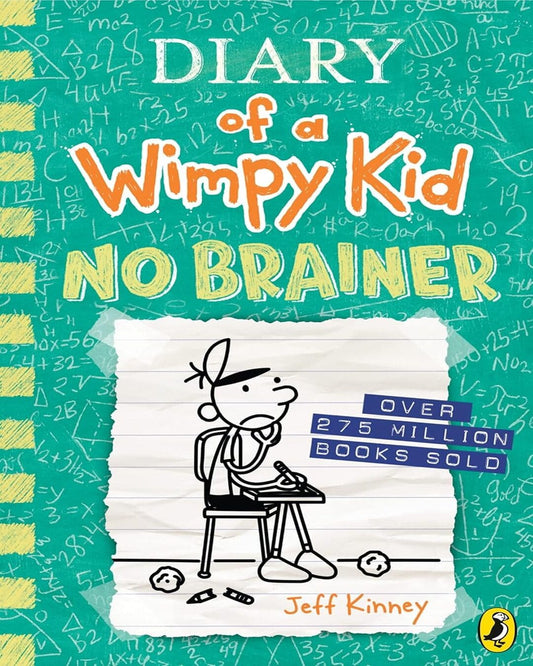 Diary of a Wimpy Kid : No Brainer by Jeff Kinney [Hardcover] - versoz.com