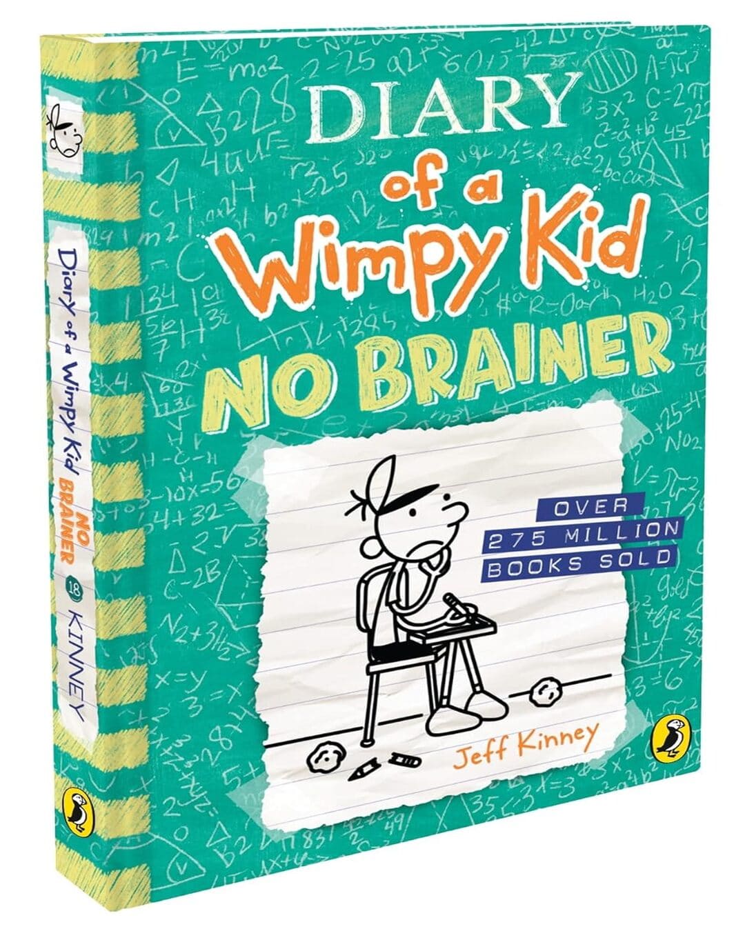 Diary of a Wimpy Kid : No Brainer by Jeff Kinney [Hardcover] - versoz.com