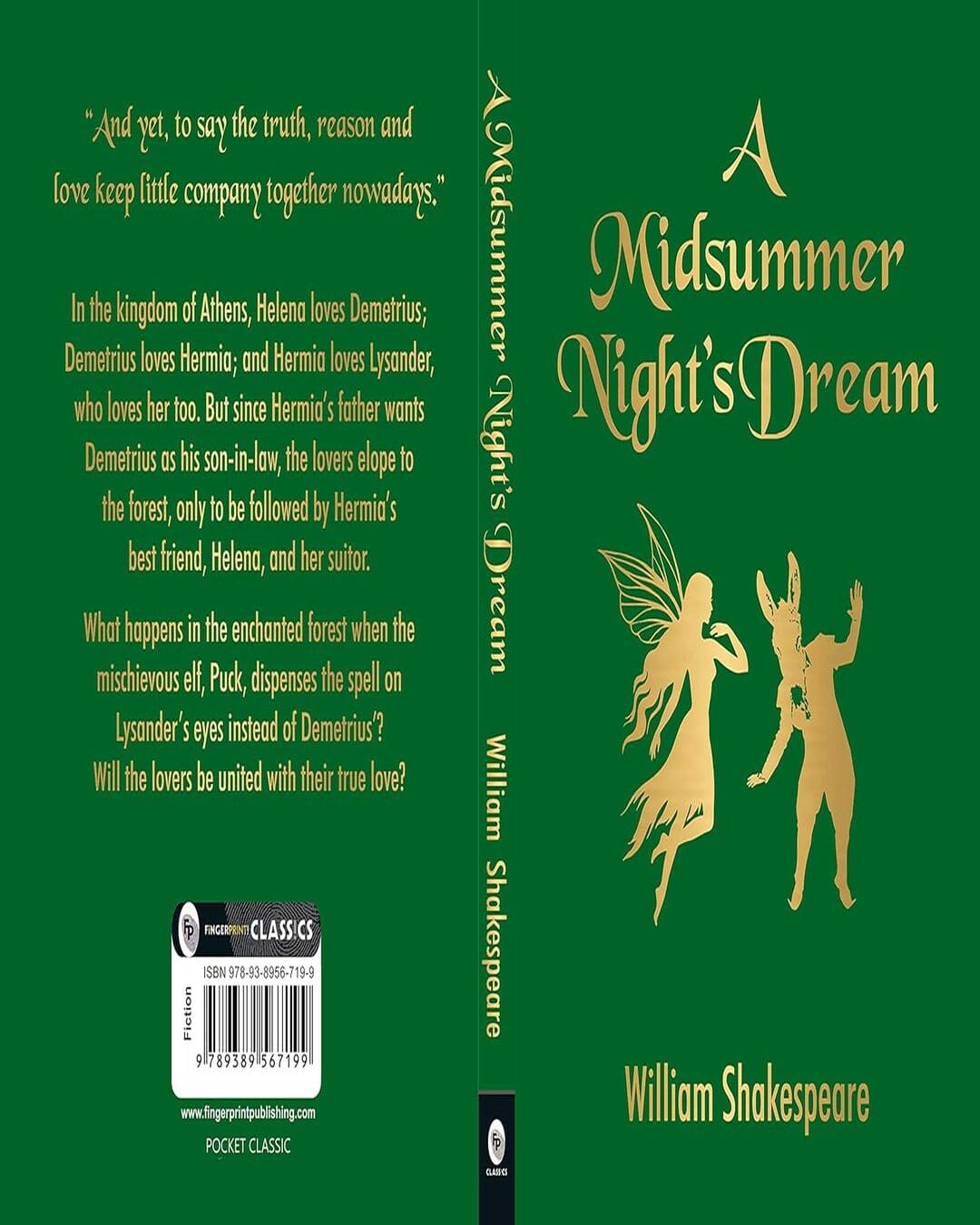 A Midsummer Nightâ€™S Dream (Pocket Classic) by William Shakespeare [Paperback] - versoz.com