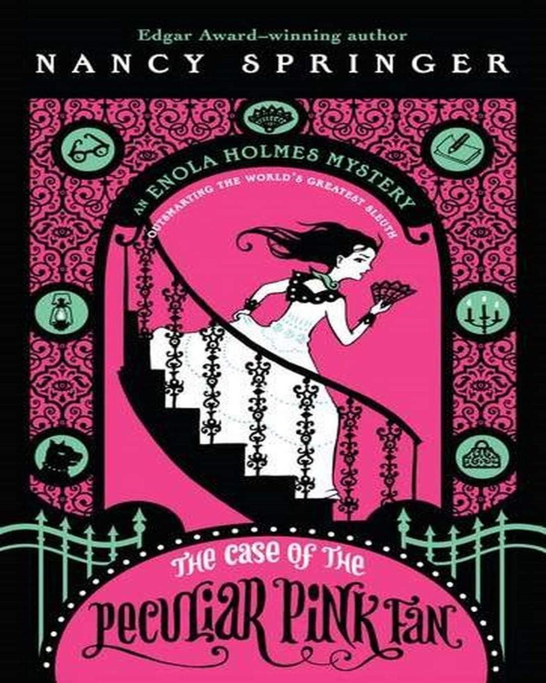 The Case Of The Peculiar Pink Fan by Nancy Springer [Paperback] - versoz.com