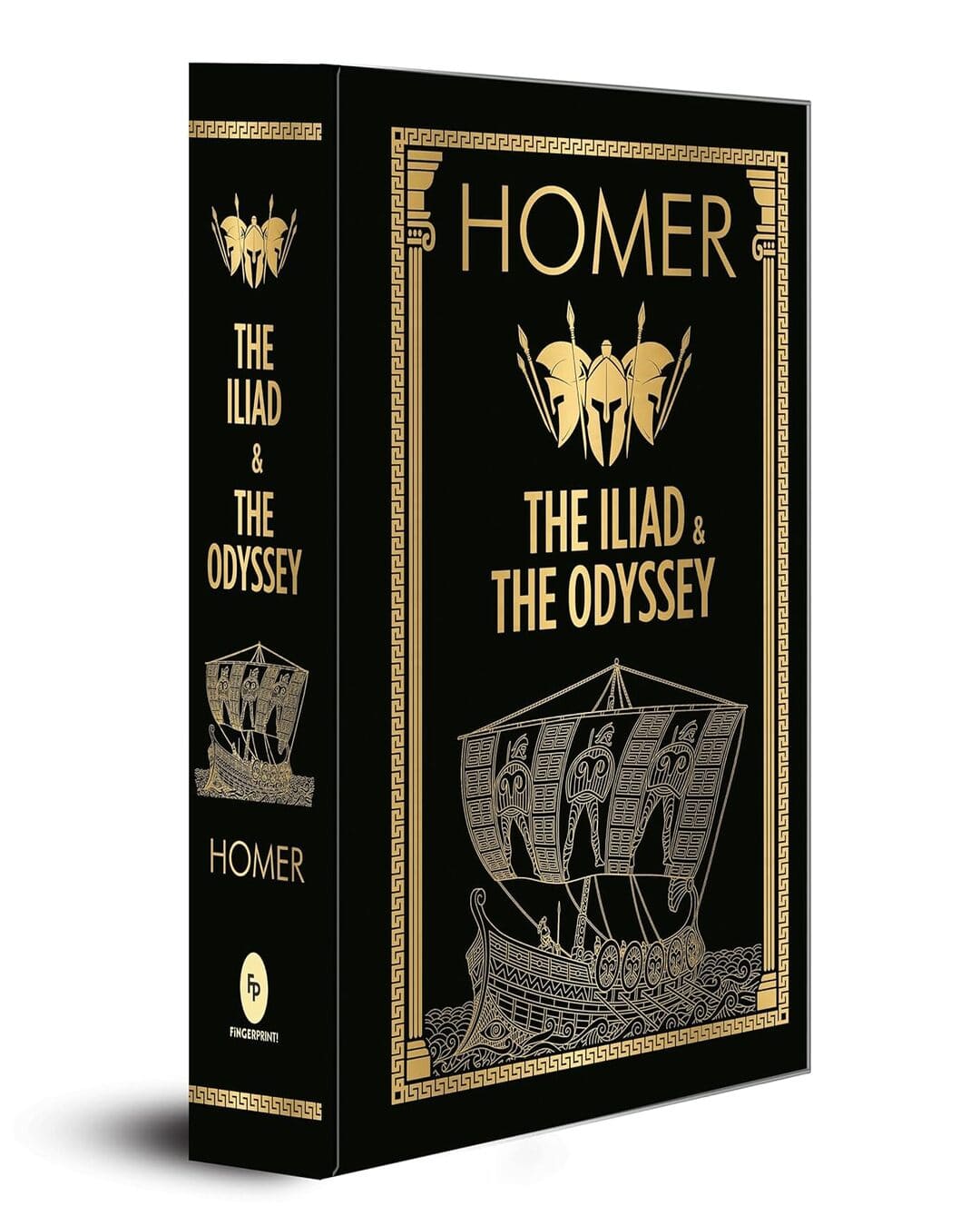 HOMER: The Iliad & the Odyssey (Deluxe Hardbound Edition) [Hardcover] - versoz.com