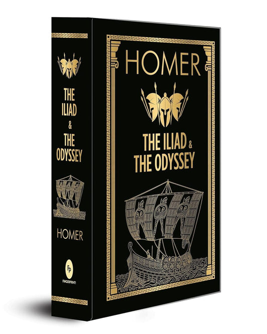 HOMER: The Iliad & the Odyssey (Deluxe Hardbound Edition) [Hardcover] - versoz.com