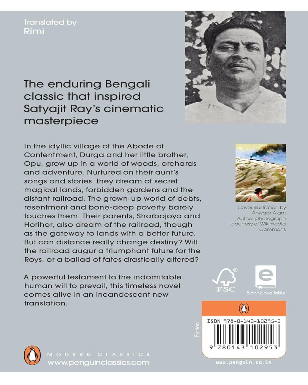 Pather Panchali : Song of the Road by Bibhutibhushan Bandyopadhyay [Paperback] - versoz.com