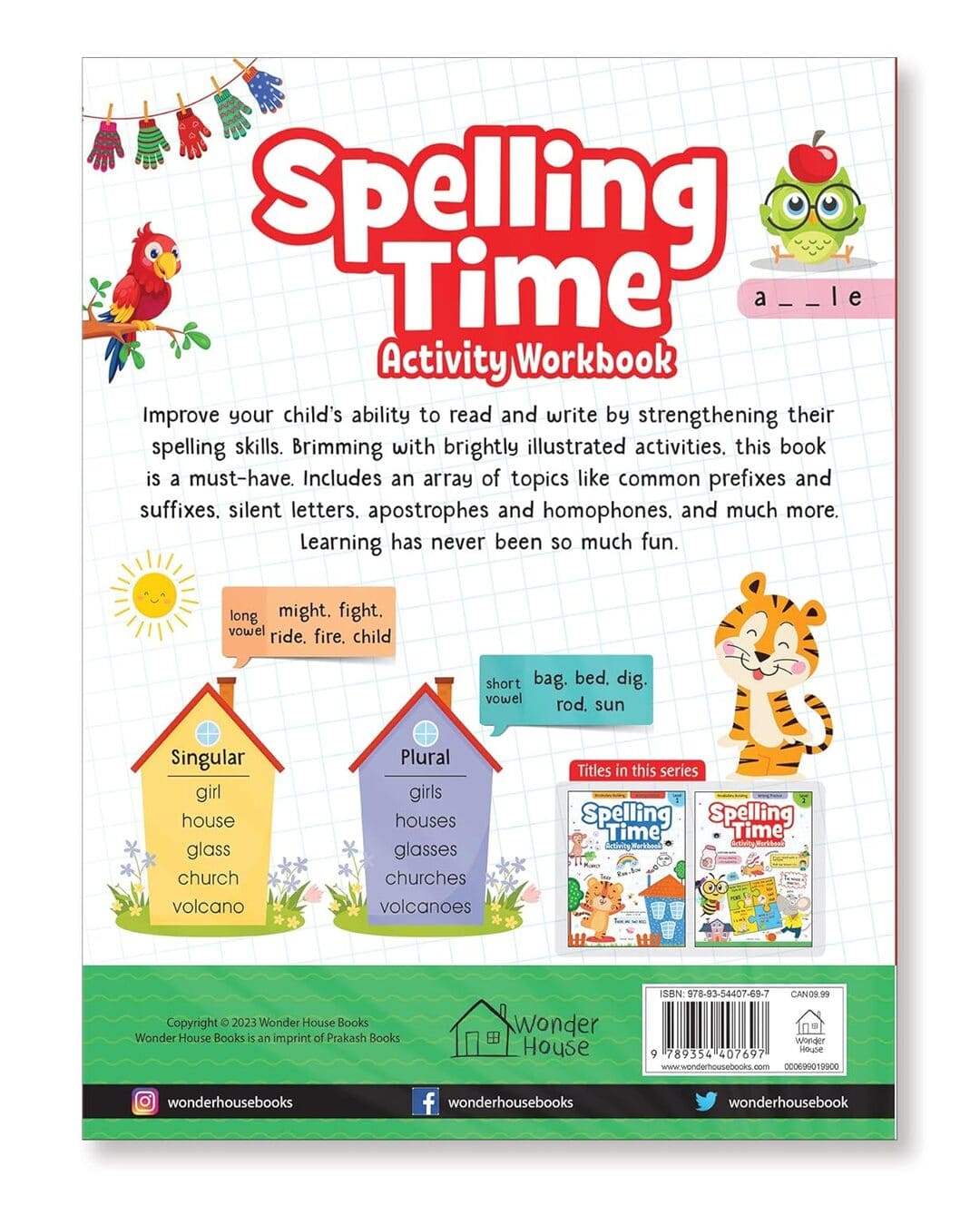 Spelling Time Activity Workbook Book 2 by Wonder House Books [Paperback] - versoz.com