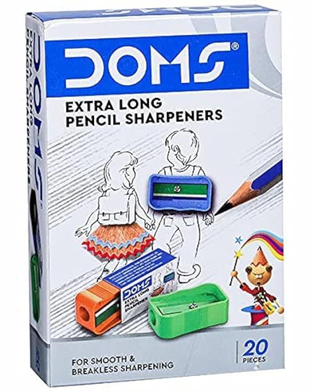 Doms Extra Long Pencil Sharpeners | 1 Sharpener - versoz.com