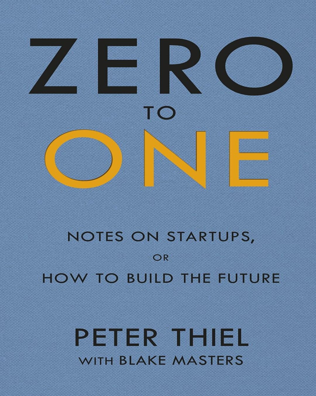 Zero to One : Notes on Startups, or How to Build the Future by Peter Thiel with Blake Masters [Paperback] - versoz.com
