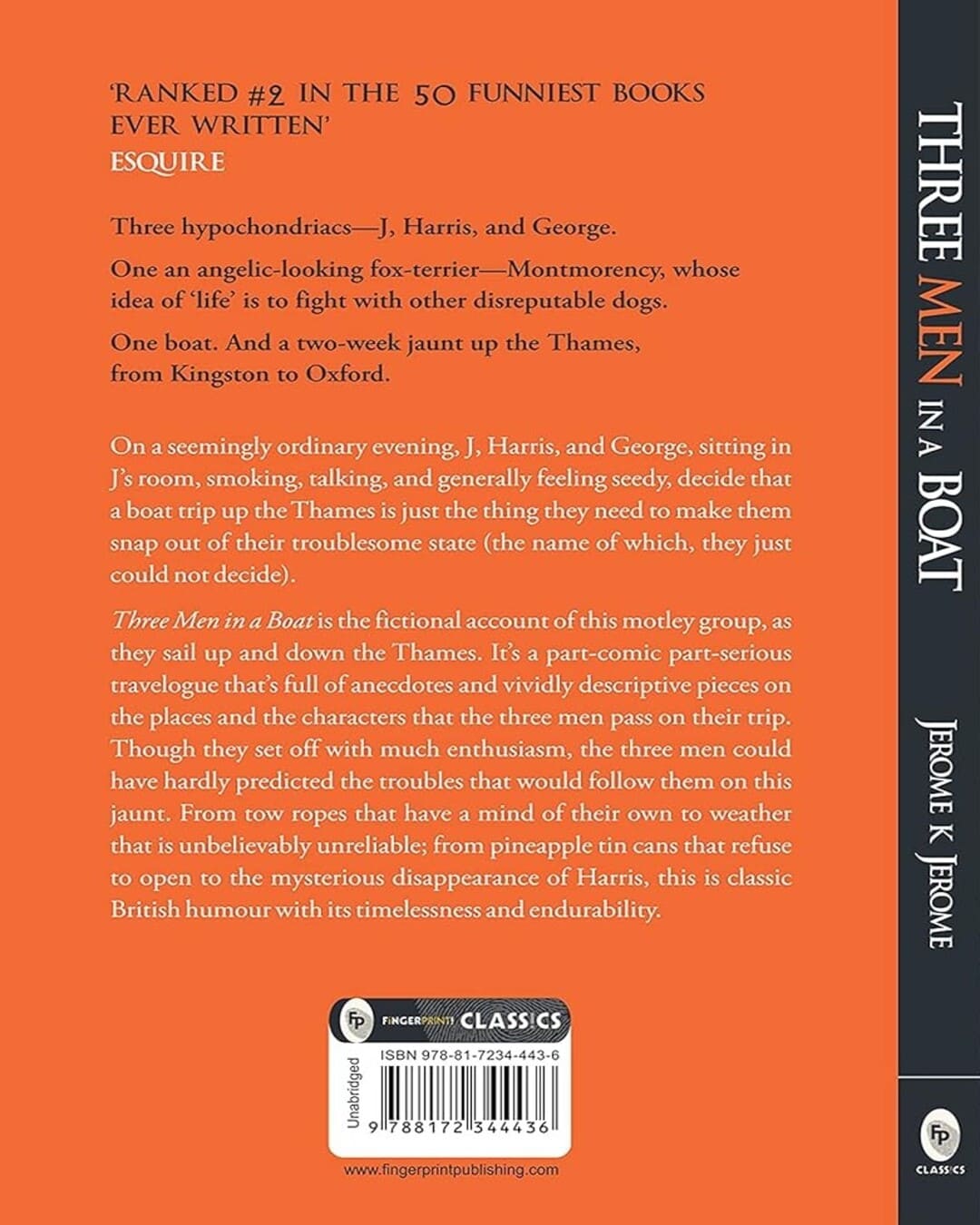 Three Men in a Boat by Jerome K. Jerome [Paperback] - versoz.com