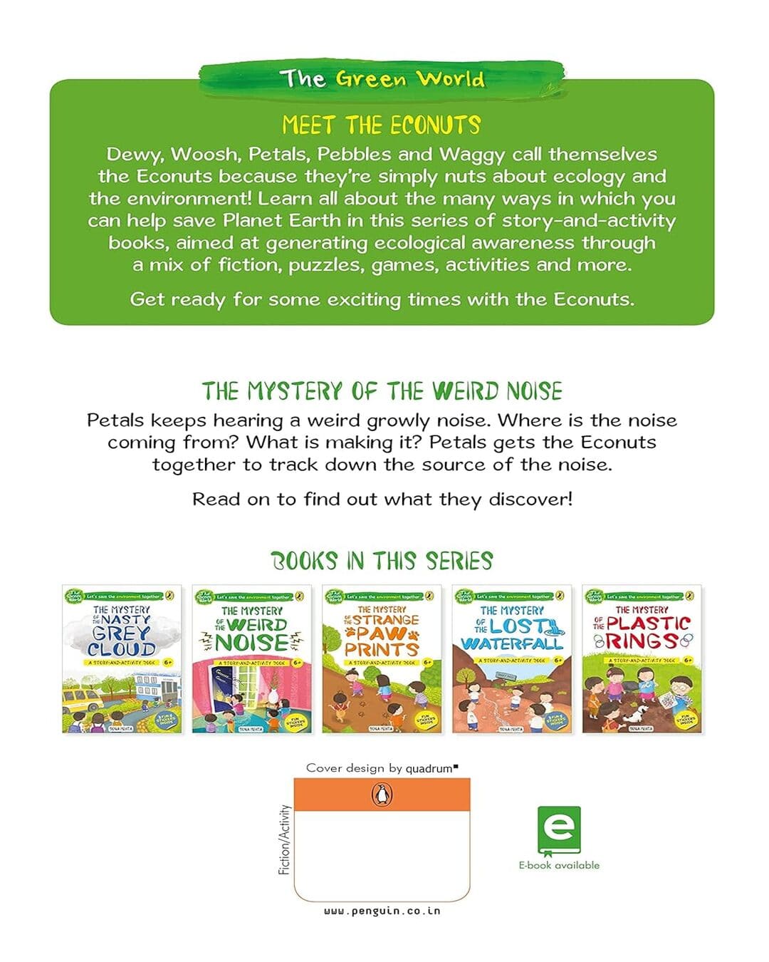 The Econuts And The Mystery Of The Weird Noise (The Green World) by Sonia Mehta [Paperback] - versoz.com