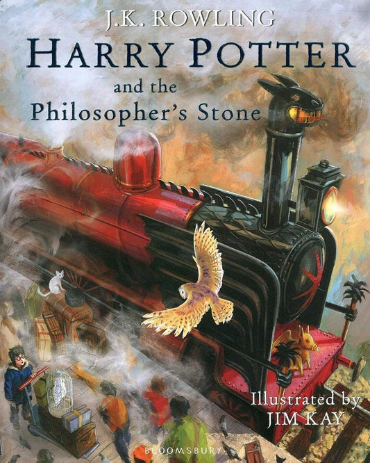 Harry Potter and the Philosophers Stone - Illustrated Edition by J K Rowling [Hardcover] - versoz.com