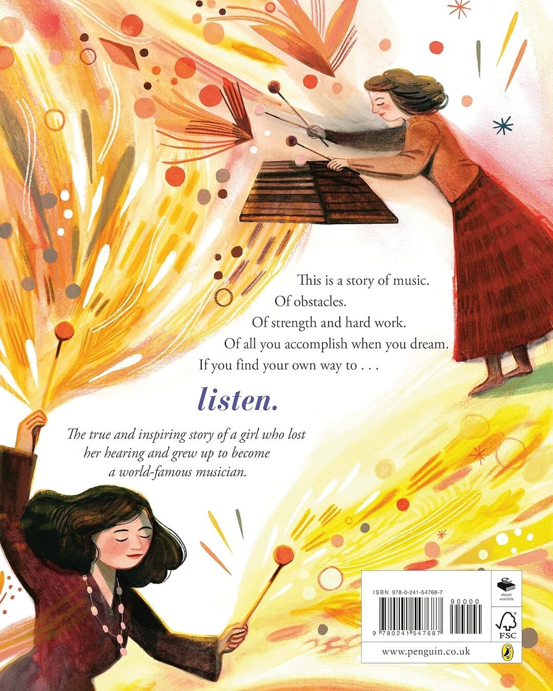Listen: How Evelyn Glennie, A Deaf Girl, Changed Percussion by Stocker, Shannon [Paperback] - versoz.com