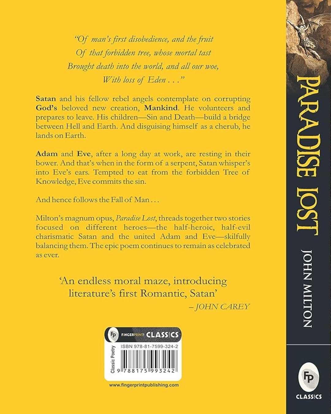 Paradise Lost by John Milton [Paperback] - versoz.com