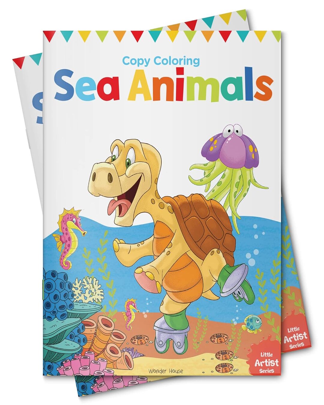 Little Artist Series Sea Animals: Copy Colour Books by Wonder House Books [Paperback] - versoz.com