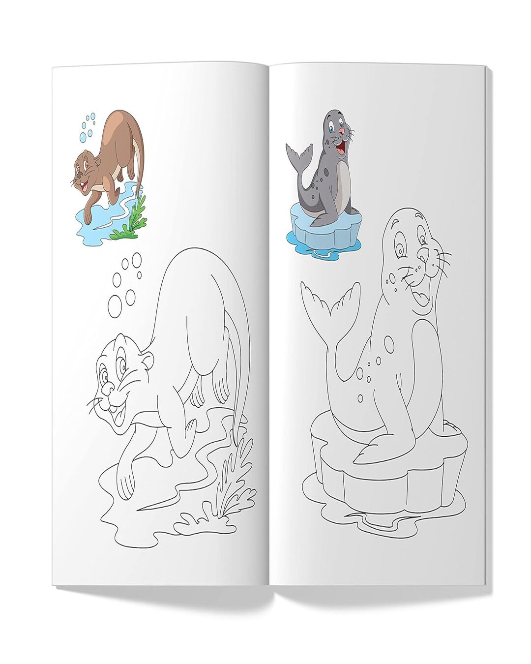 Little Artist Series Sea Animals: Copy Colour Books by Wonder House Books [Paperback] - versoz.com