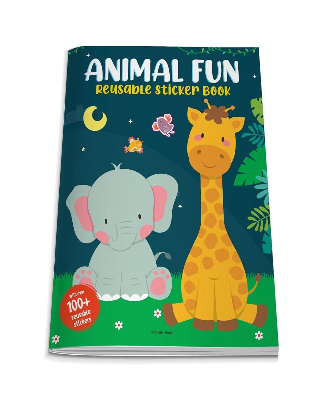 Animal Fun Reusable Sticker BookÂ For Children by Wonder House Books [Paperback] - versoz.com