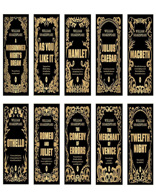Greatest Works of William Shakespeare (Boxed Set of 10) - Hamlet | Othello | The Merchant of Venice | Macbeth | The Comedy of Errors | Romeo and Juliet | Julius Caeser | Twelfth Night | A Midsummer Night's Dream | As You Like It [Paperback] - versoz.com