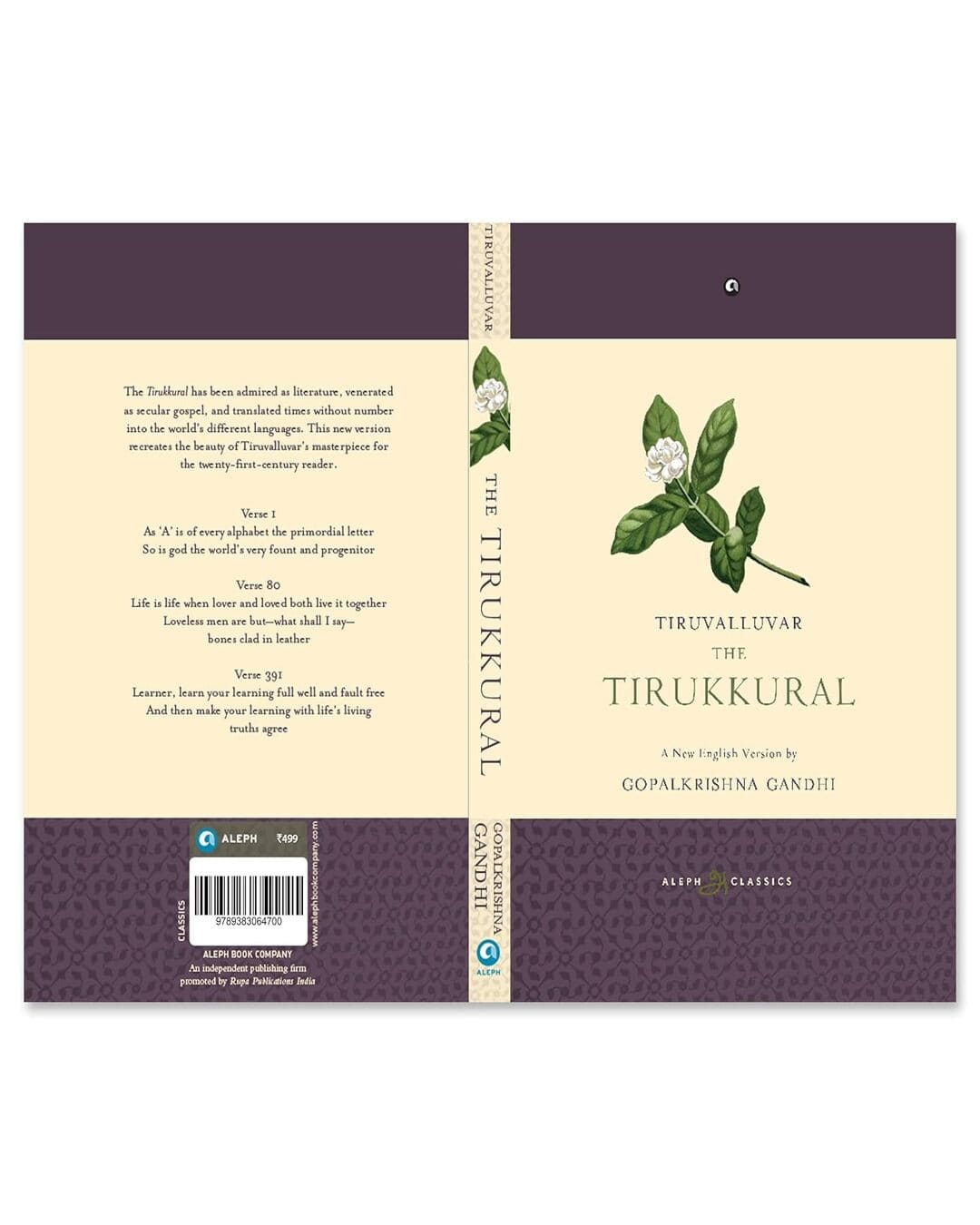 The Tirukkural: A New English Version by Gopalkrishna Gandhi [Hardcover] - versoz.com