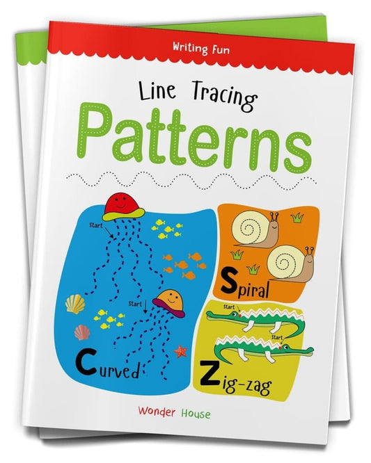 Line Tracing Patterns by Wonder House Books [Paperback] - versoz.com