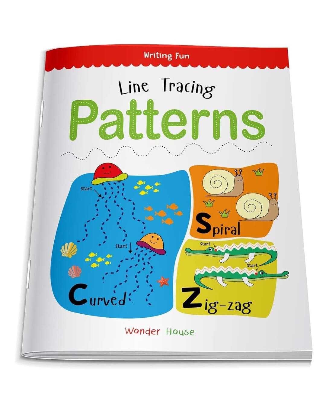 Line Tracing Patterns by Wonder House Books [Paperback] - versoz.com