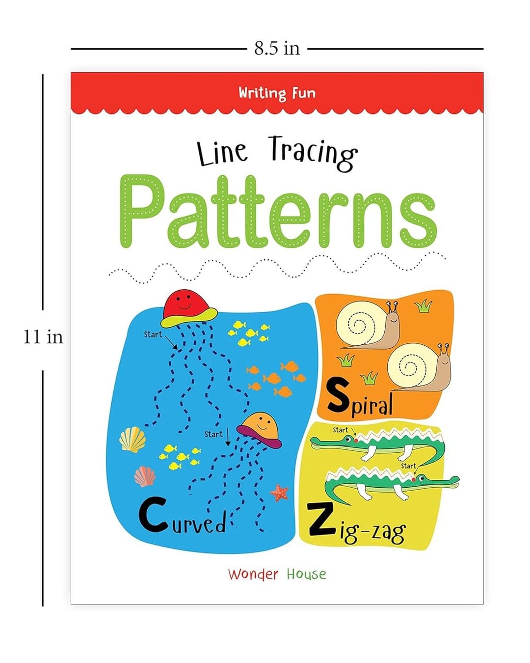 Line Tracing Patterns by Wonder House Books [Paperback] - versoz.com
