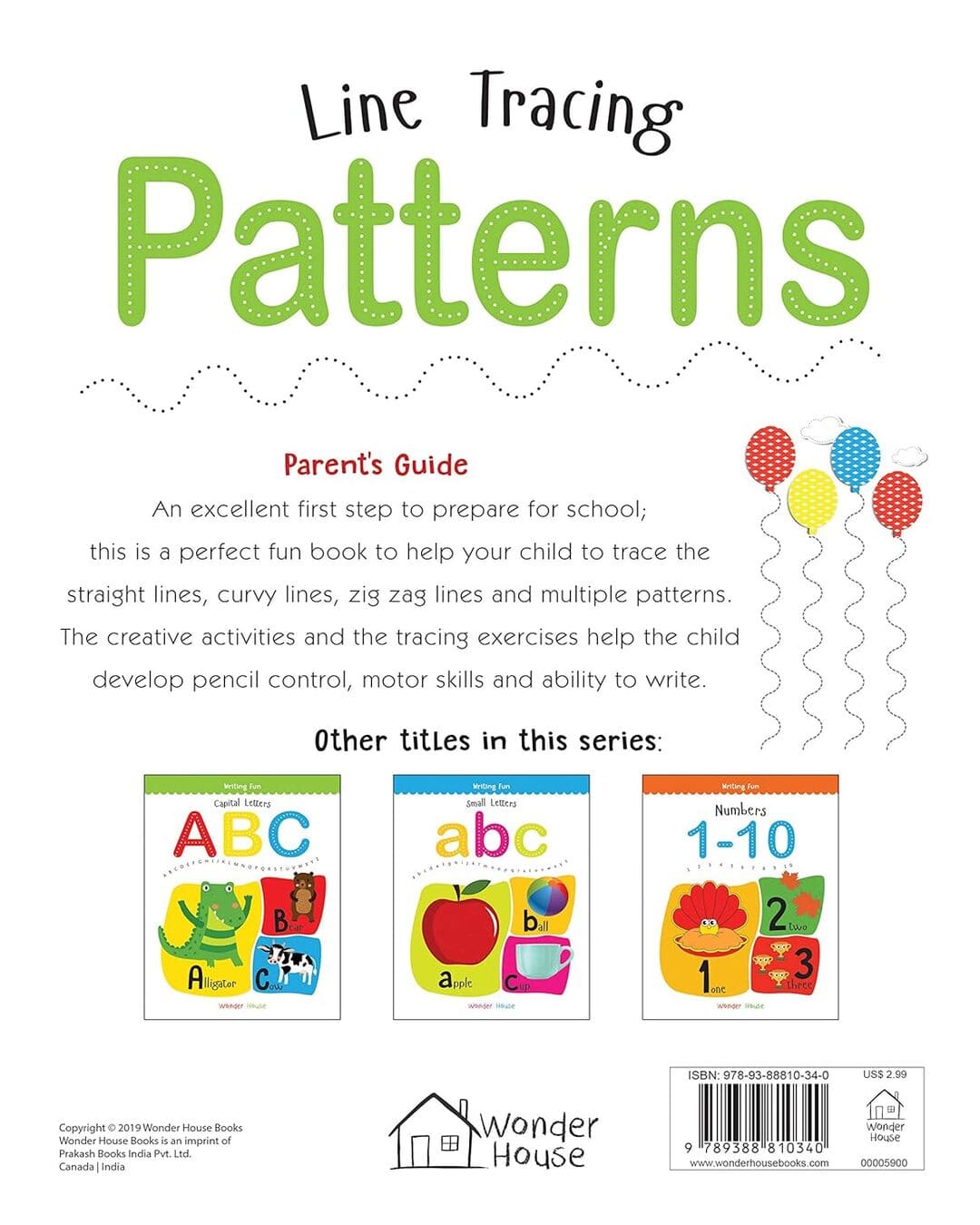 Line Tracing Patterns by Wonder House Books [Paperback] - versoz.com