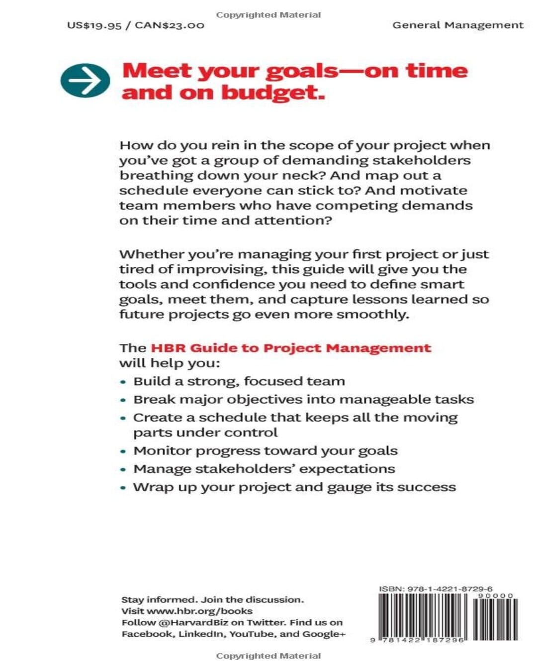 HBR Guide To Project Management [Paperback] - versoz.com