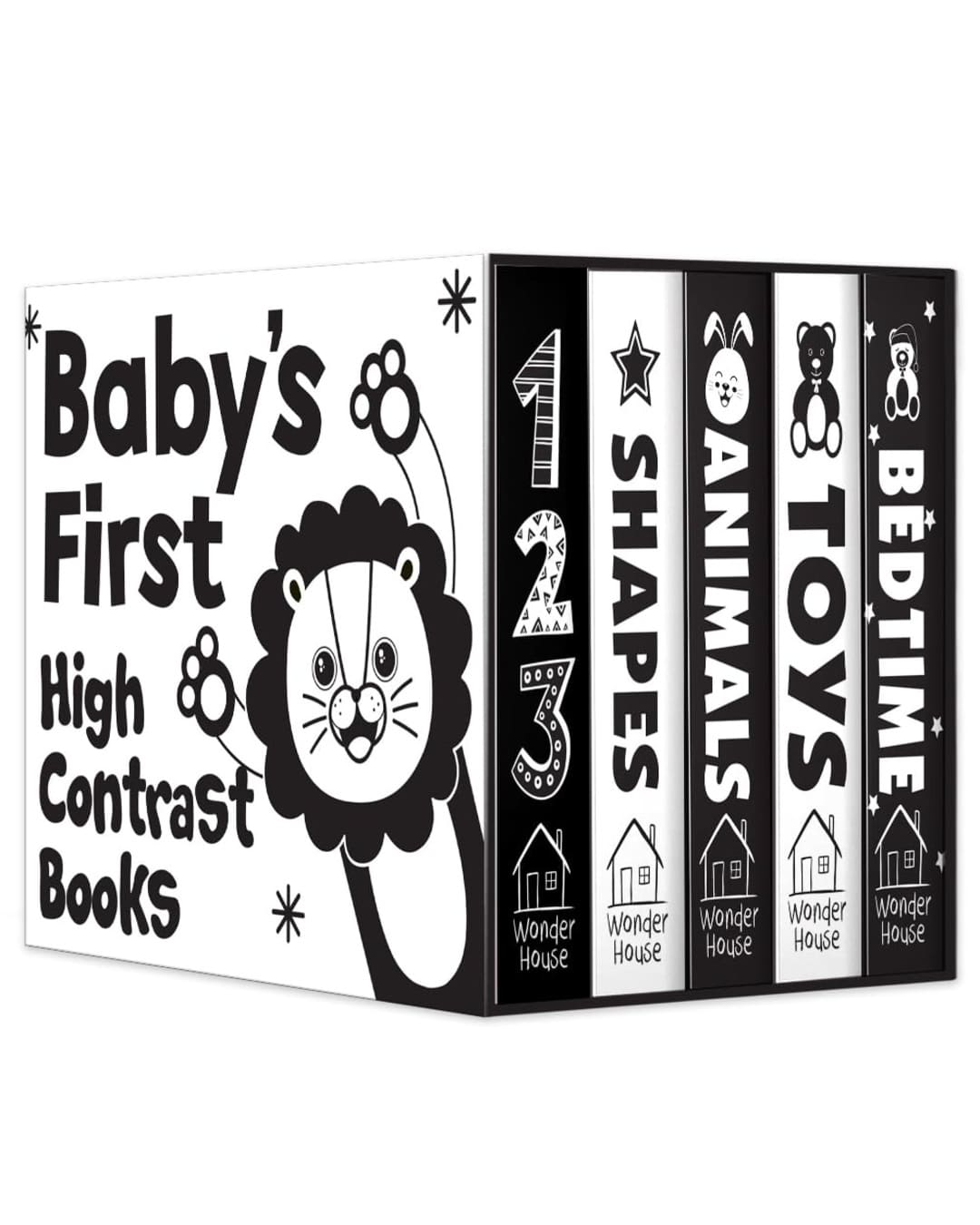 Baby's First High-Contrast Books : Boxed Set of 5 [Board Book] - versoz.com