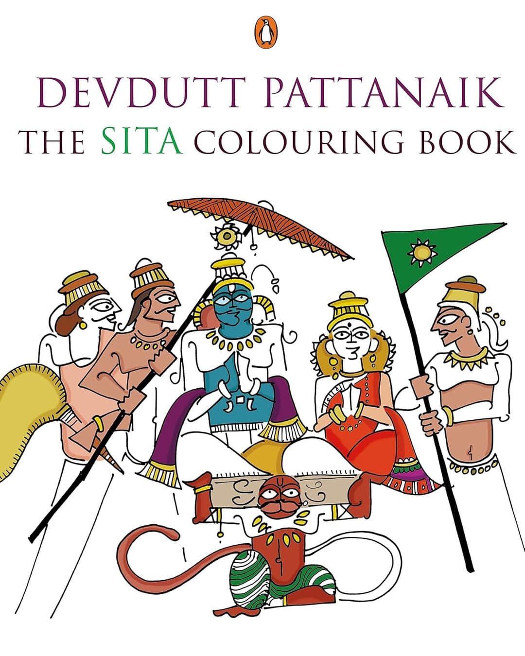 The Sita Colouring Book by Devdutt Pattanaik [Paperback] - versoz.com