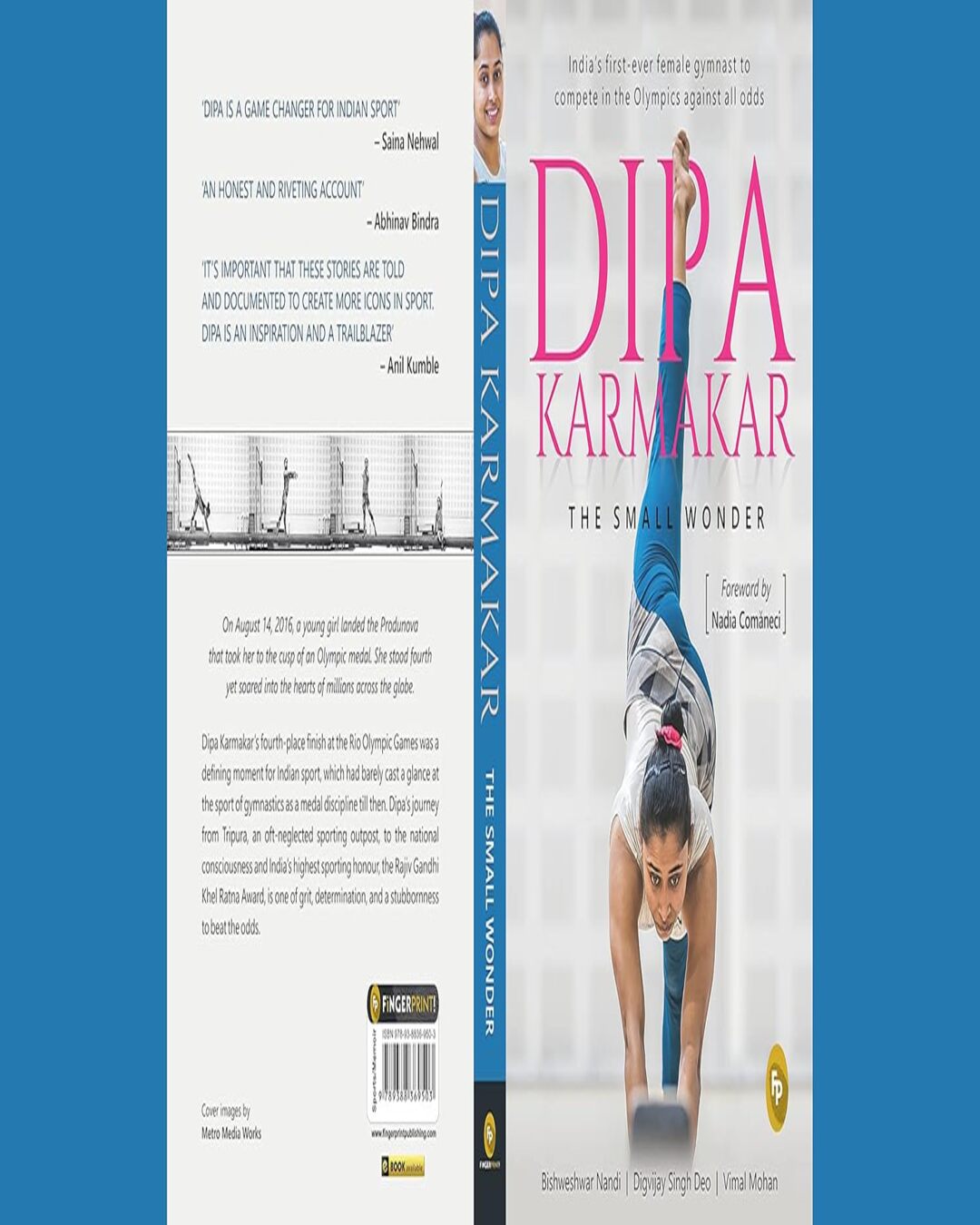 Dipa Karmakar: The Small Wonder (Indias first ever female gymnast to compete in the Olympics) by Bishweshwar Nandi , Digvijay Singh Deo , Vimal Mohan [Paperback] - versoz.com