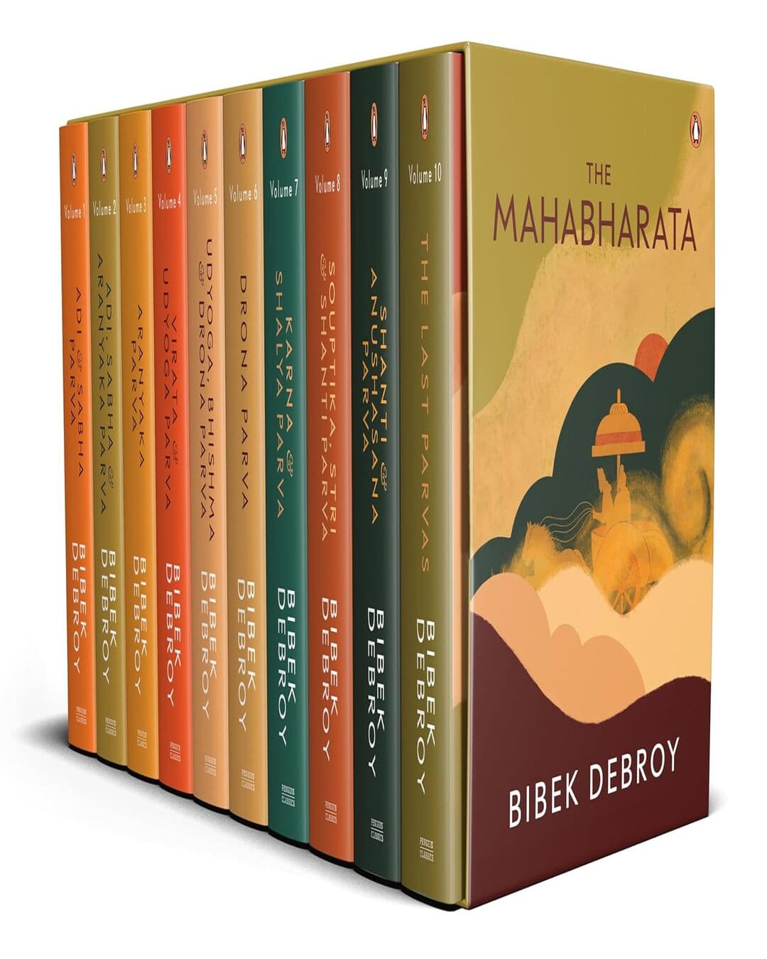 The Mahabharata Vol 1- 10 by Bibek Debroy [Hardcover] - versoz.com