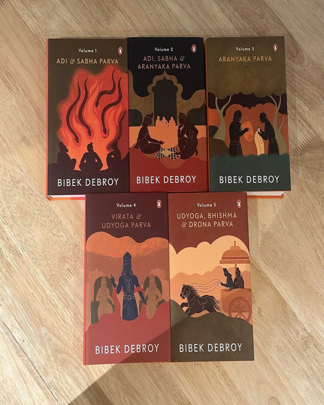 The Mahabharata Vol 1- 10 by Bibek Debroy [Hardcover] - versoz.com