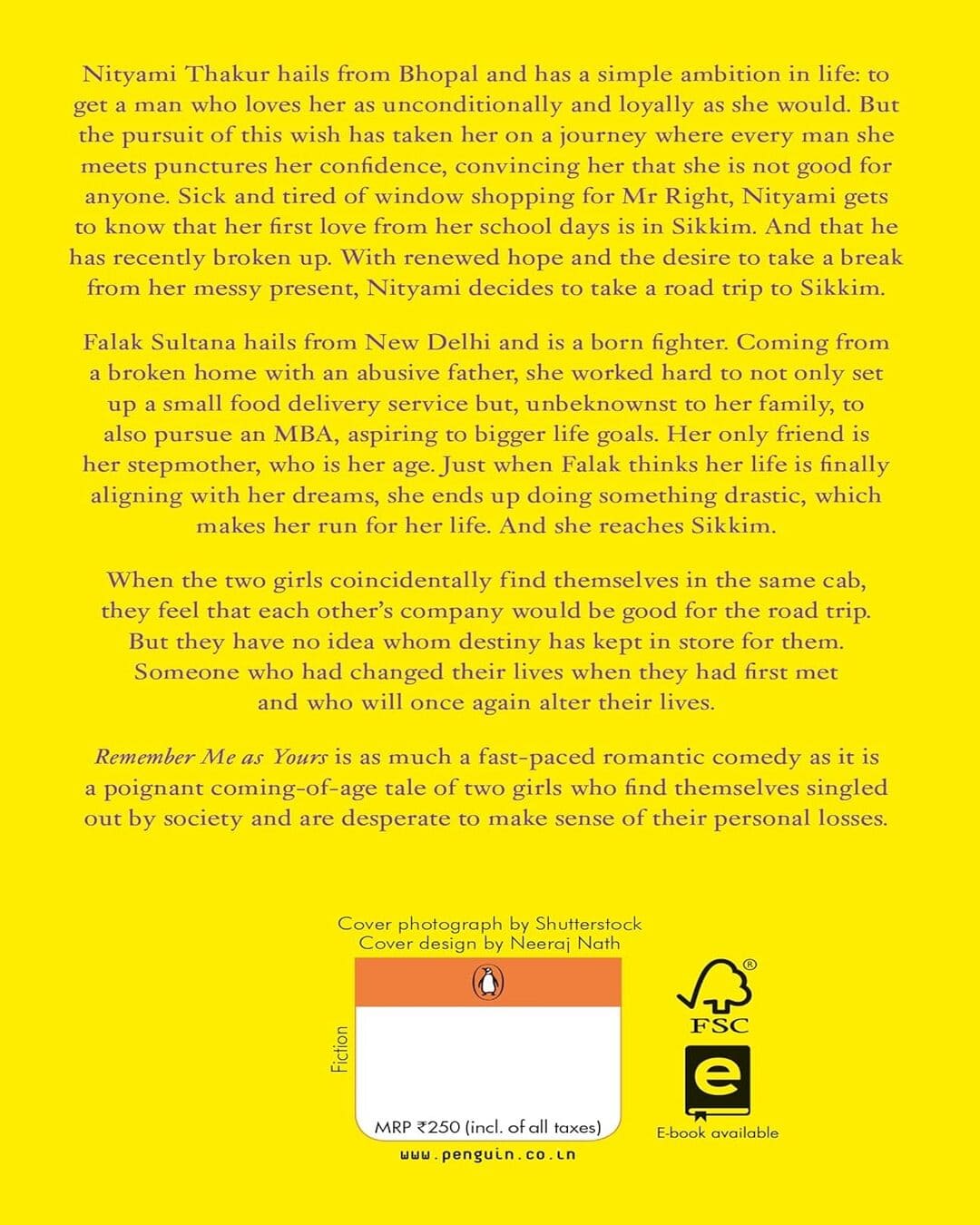 Remember Me as Yours by Novoneel Chakraborty [Paperback] - versoz.com
