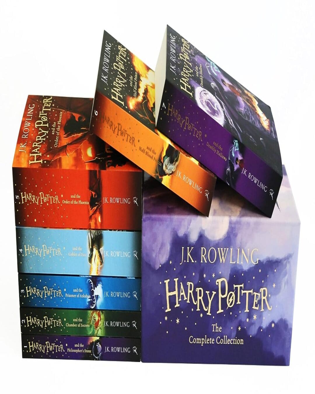 Harry Potter Box Set: The Complete Collection (Childrenâ€™S Paperback) - (Box Set -Set Of 7 Vols) by J K Rowling [Paperback] - versoz.com