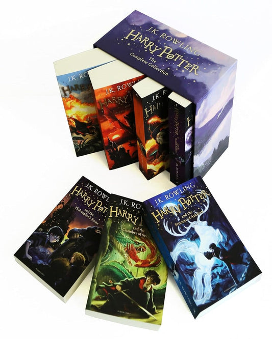 Harry Potter Box Set: The Complete Collection (Childrenâ€™S Paperback) - (Box Set -Set Of 7 Vols) by J K Rowling [Paperback] - versoz.com