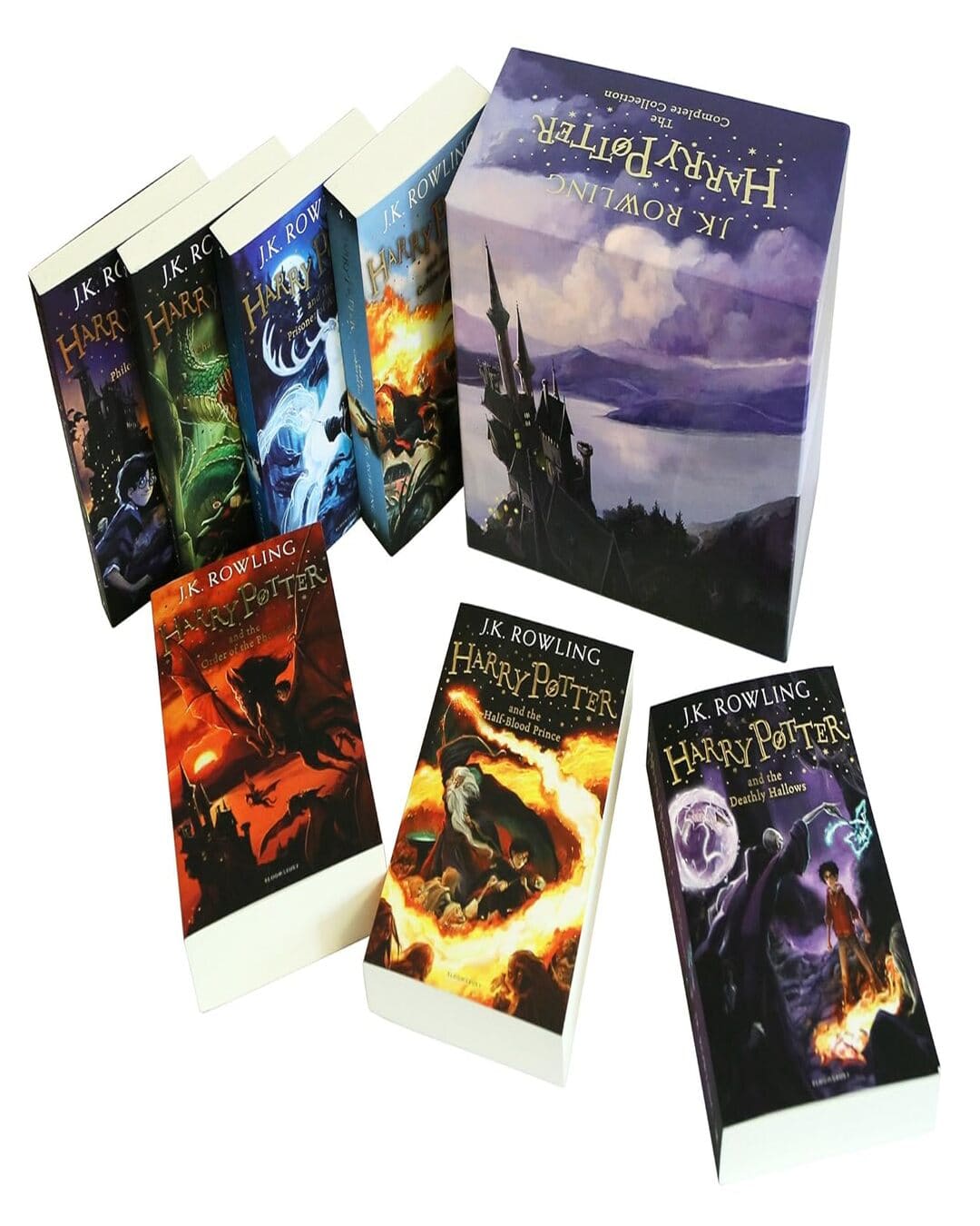 Harry Potter Box Set: The Complete Collection (Childrenâ€™S Paperback) - (Box Set -Set Of 7 Vols) by J K Rowling [Paperback] - versoz.com