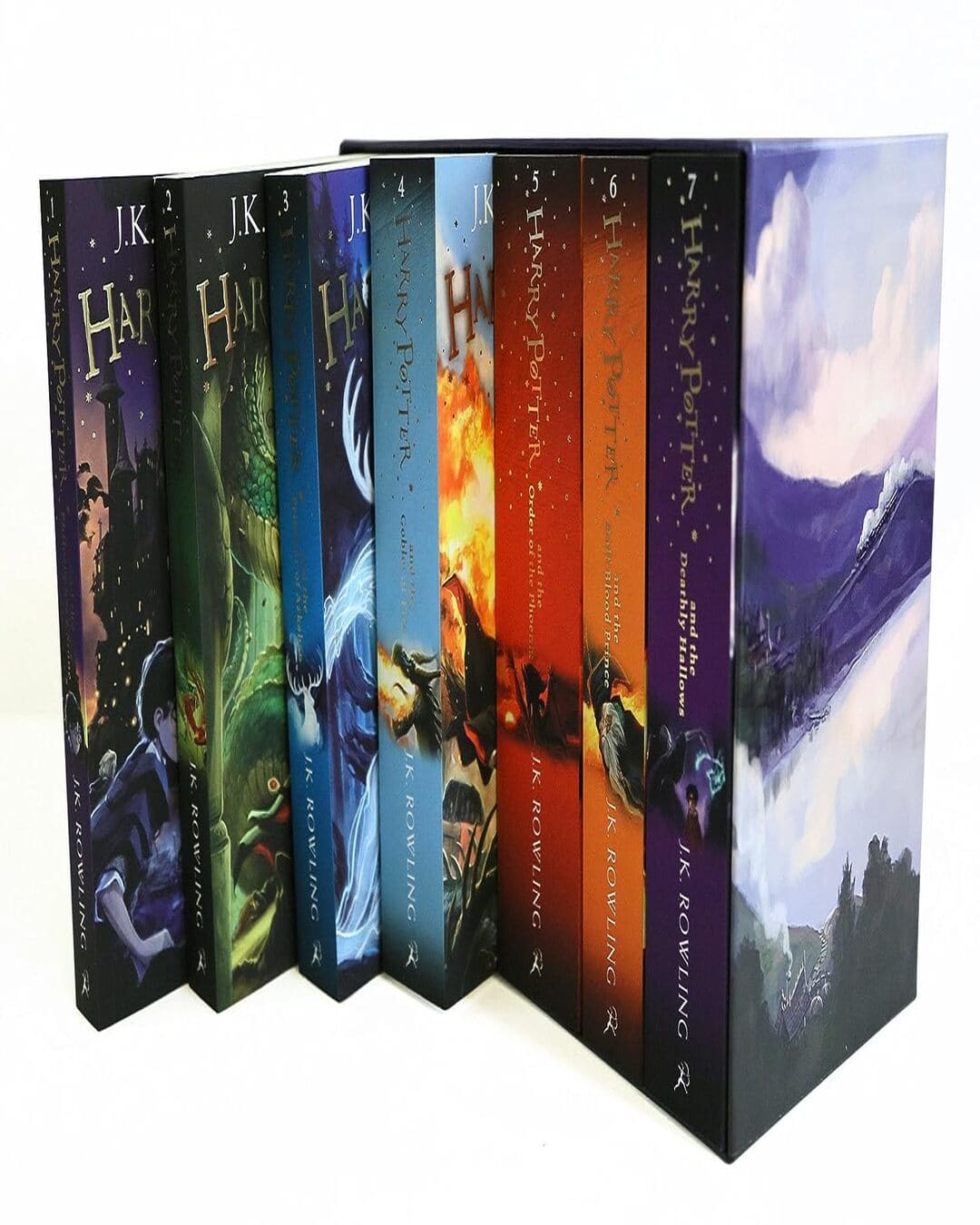 Harry Potter Box Set: The Complete Collection (Childrenâ€™S Paperback) - (Box Set -Set Of 7 Vols) by J K Rowling [Paperback] - versoz.com