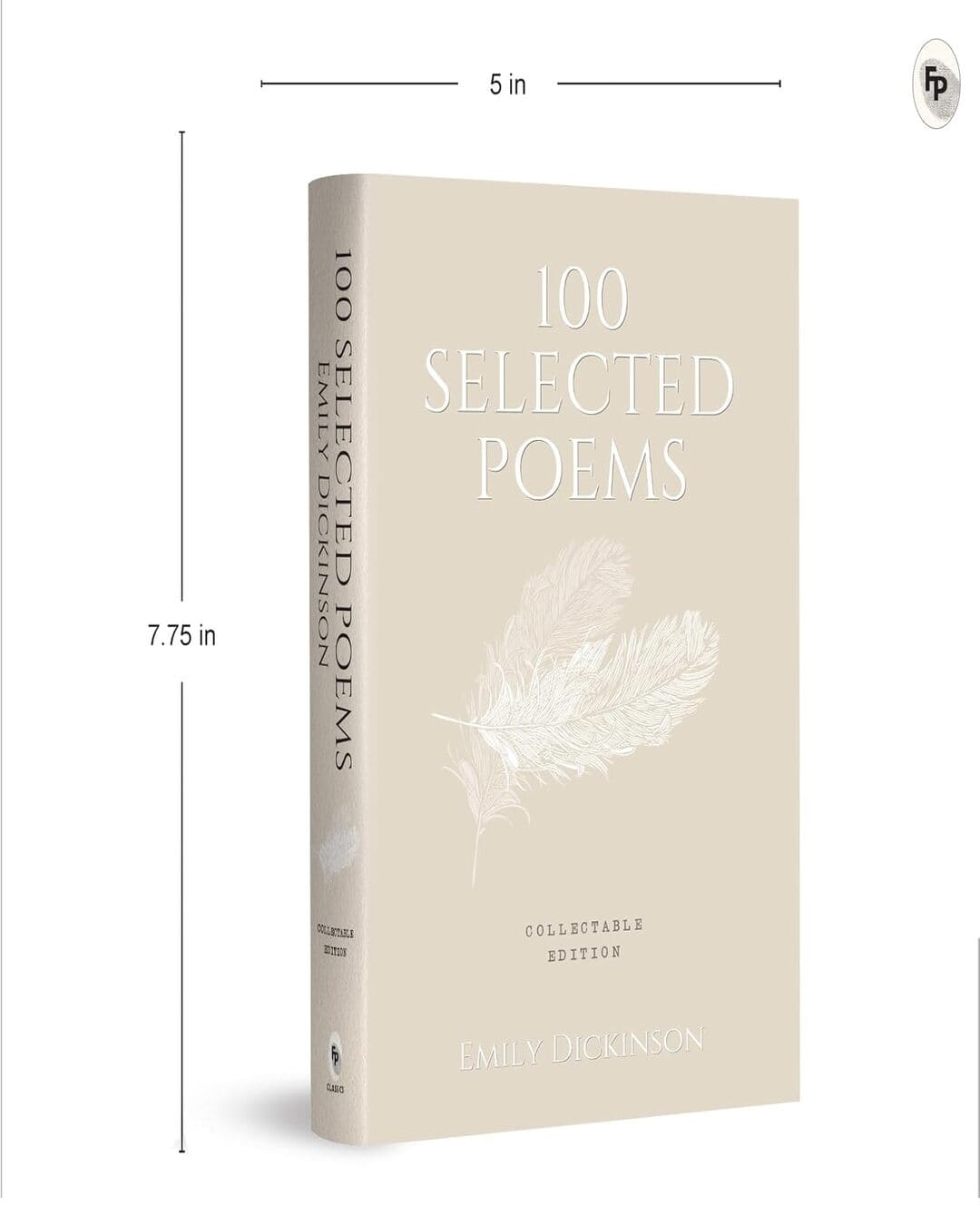 100 Selected Poems by Emily Dickinson [Collectable Hardbound Edition] [Hardcover] - versoz.com