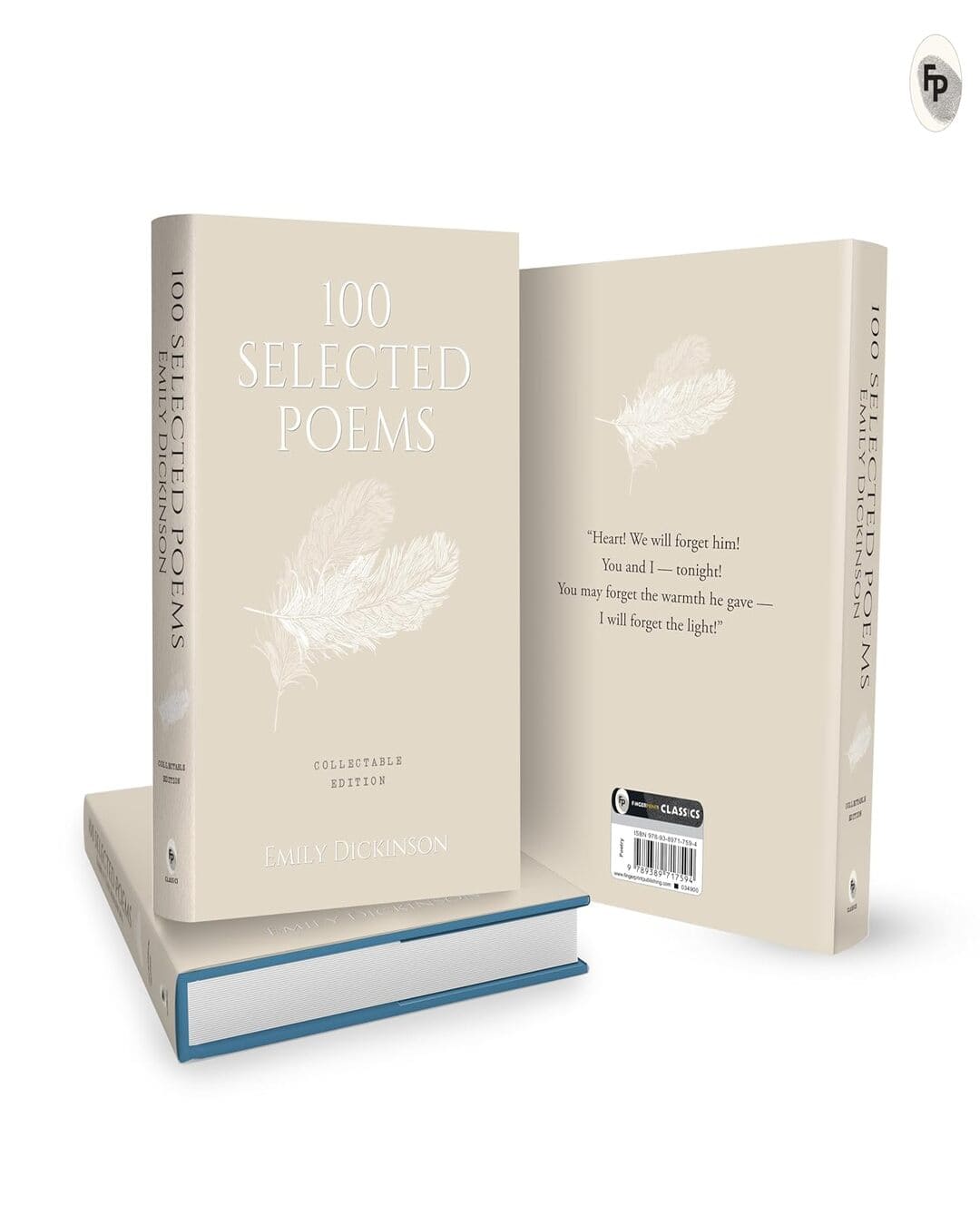 100 Selected Poems by Emily Dickinson [Collectable Hardbound Edition] [Hardcover] - versoz.com