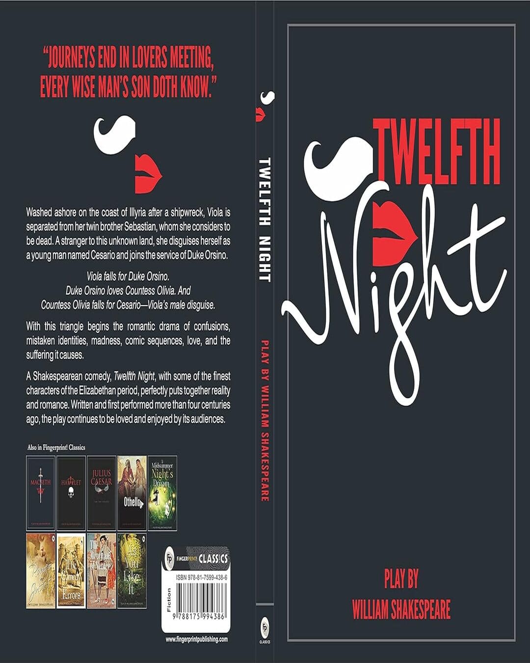 Twelfth Night - Classics by William Shakespeare [Paperback] - versoz.com