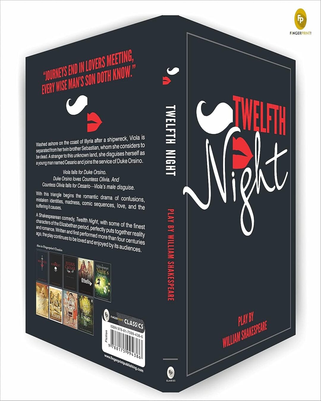 Twelfth Night - Classics by William Shakespeare [Paperback] - versoz.com