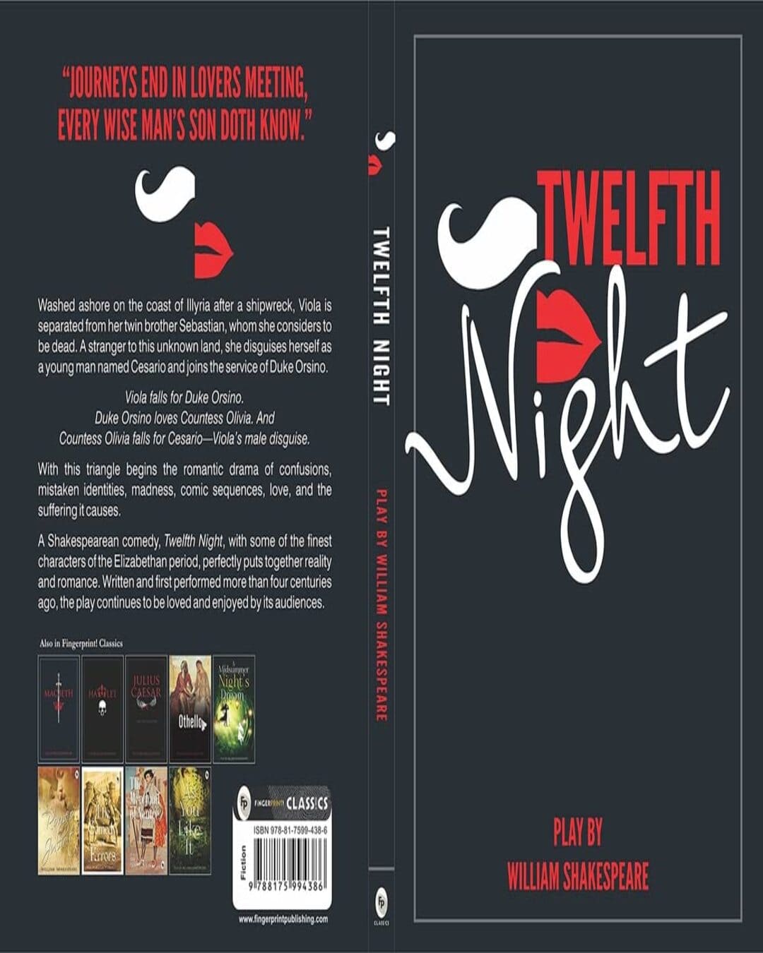 Twelfth Night - Classics by William Shakespeare [Paperback] - versoz.com