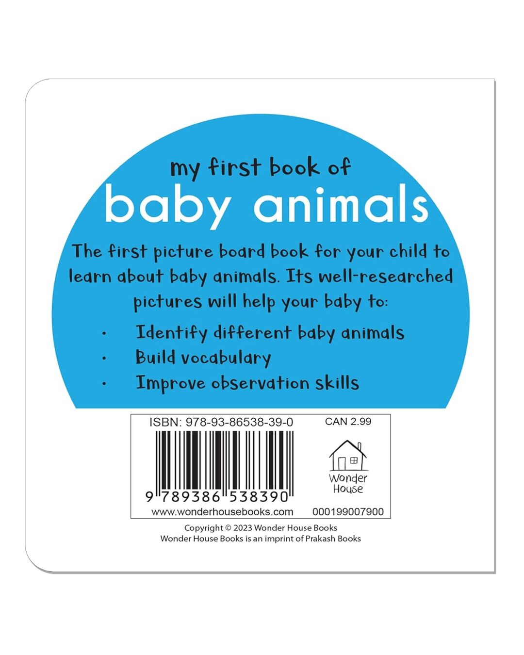 My First Book of Baby Animals: First Board Book by Wonder House Books [Board Book] - versoz.com
